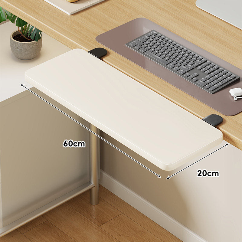 Extra-Wide Low-Profile Under-Desk Slide-Out Keyboard and Mouse Platform