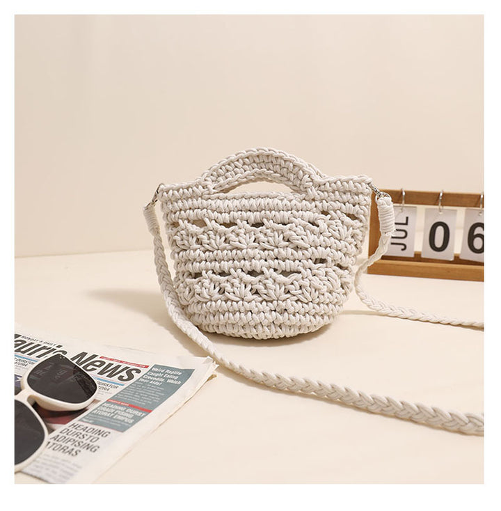 Playful macrame handbag with textured surface Stornfield