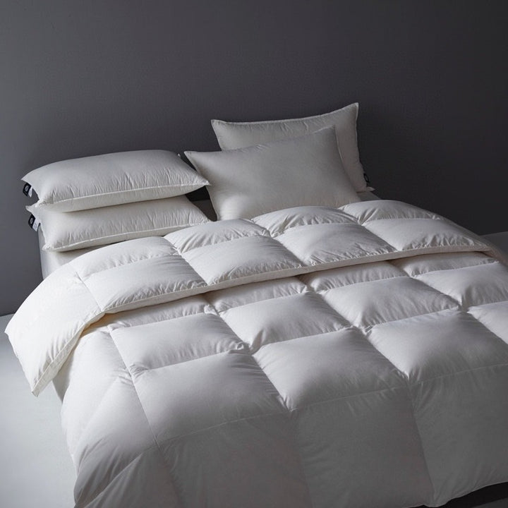 All-Season Box-Stitched Hypoallergenic Down-Alternative Comforter Set