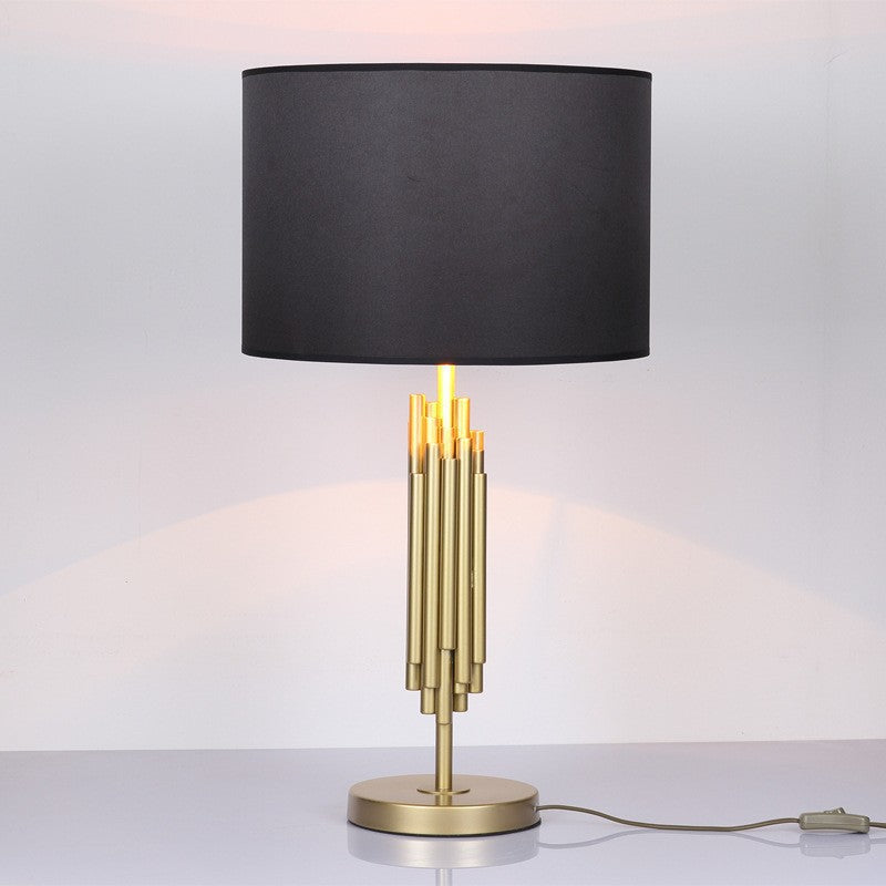 Sculptural Gold Accent Table Lamp