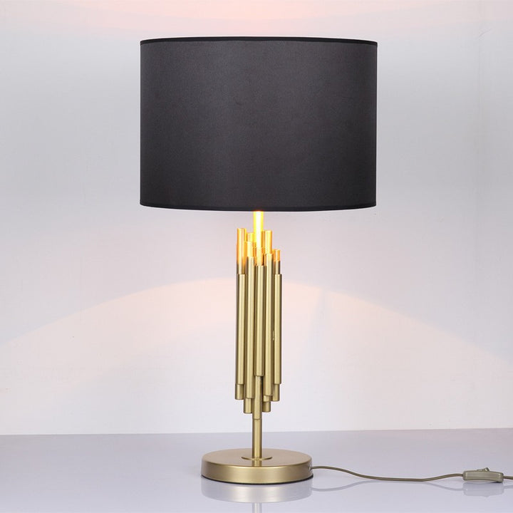 Sculptural Gold Accent Table Lamp