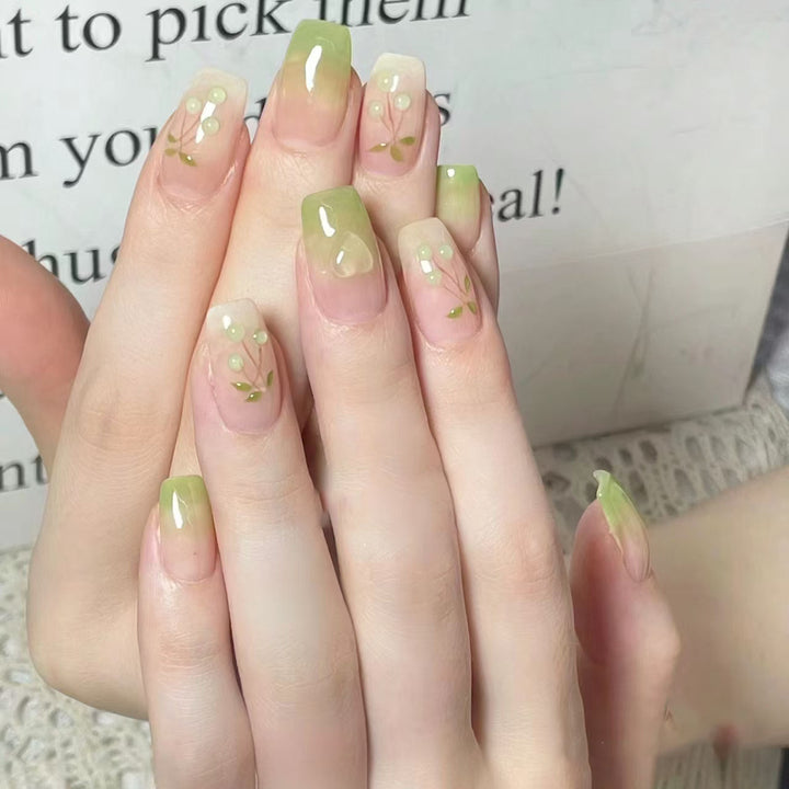 Artistic Floral Ombre Nail Art Kit