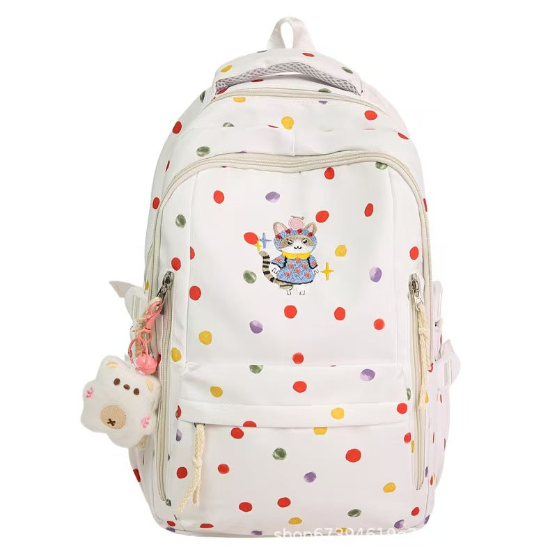 Playful Character Print Backpack Stornfield