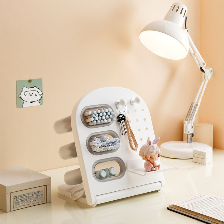 Multi-Functional Desktop Organizer with Adjustable Slots Stornfield