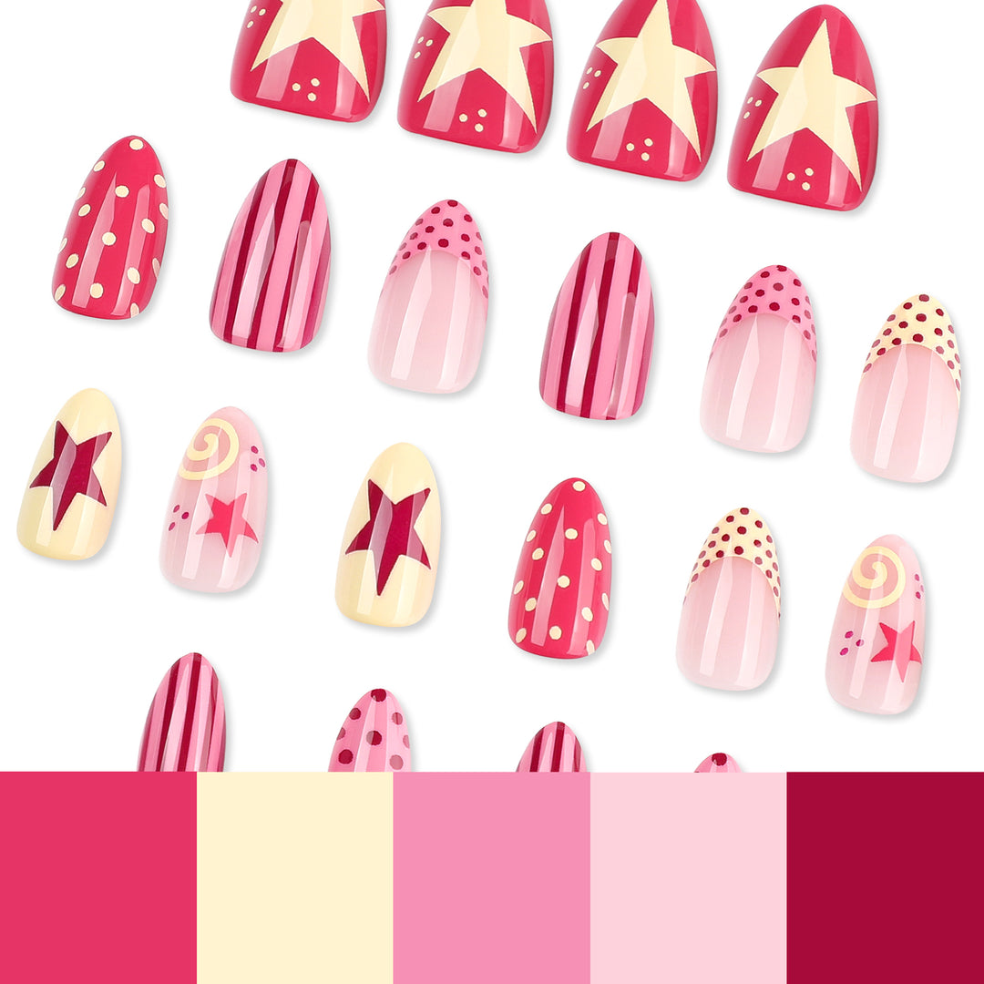 Creative and colorful nail art Stornfield