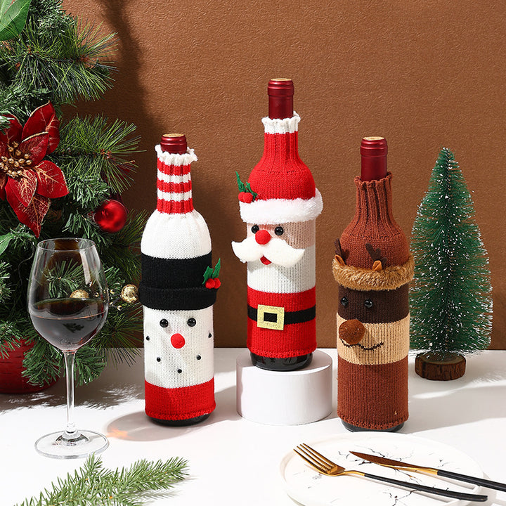Christmas gift wine bottle sleeve Stornfield