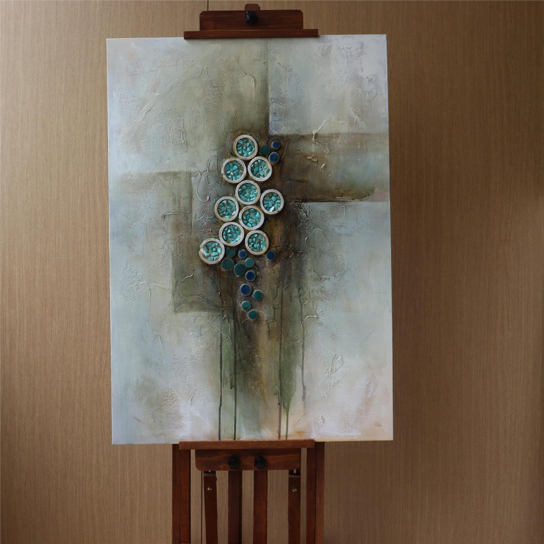 Textured Abstract Wall Art for Modern Interiors