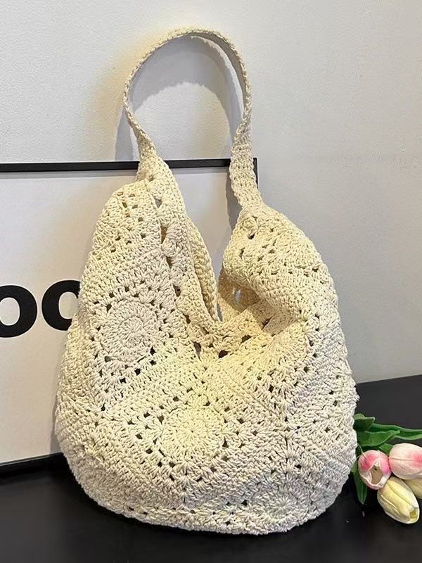 Hand-knotted macrame shoulder bag Stornfield