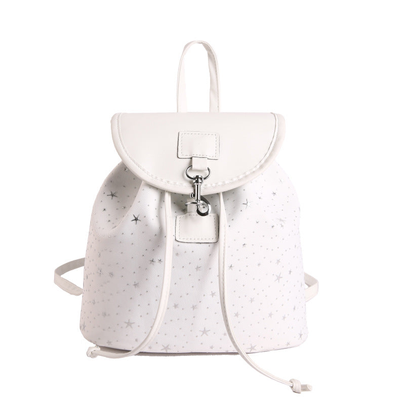 WoStar-Patterned Drawstring Backpack Stornfield