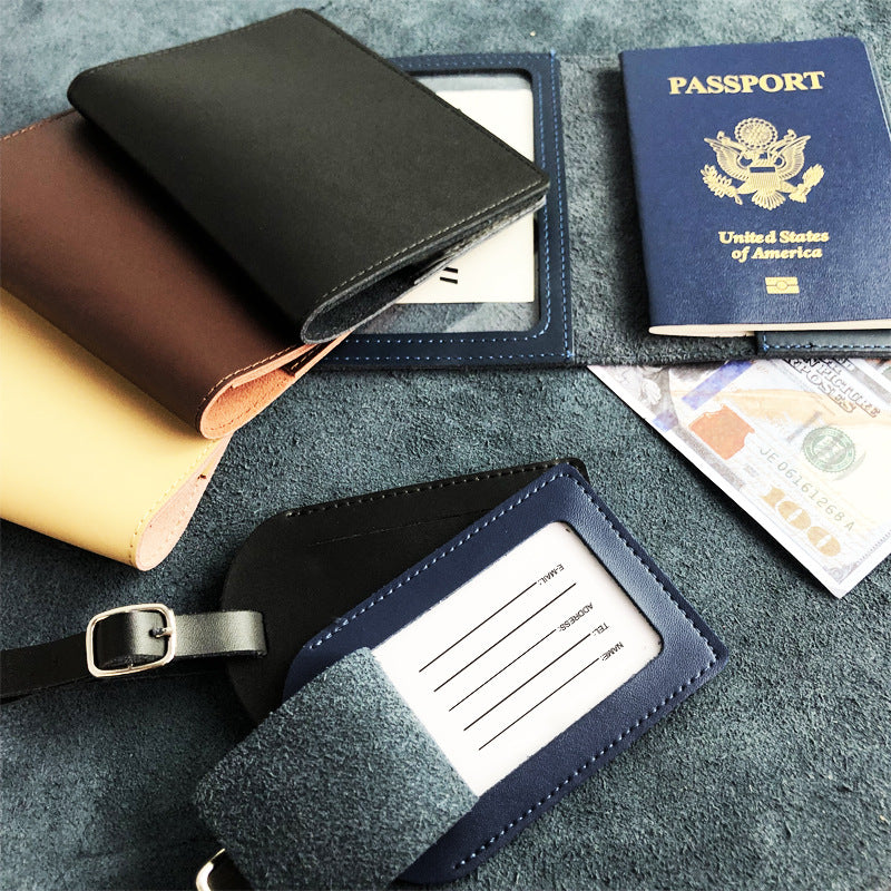 Vintage Leather Luggage Tag Stornfield