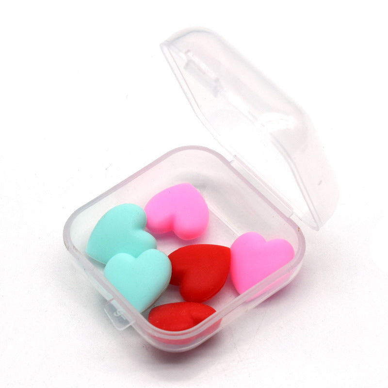 Heart-Shaped Silicone Keychain Holders Stornfield