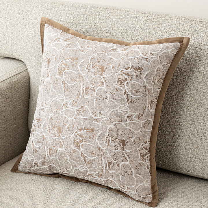 Layered Flower Accent Cushion