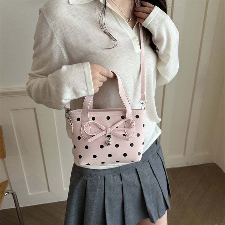 Charming Polka Dot Mini Handbag
