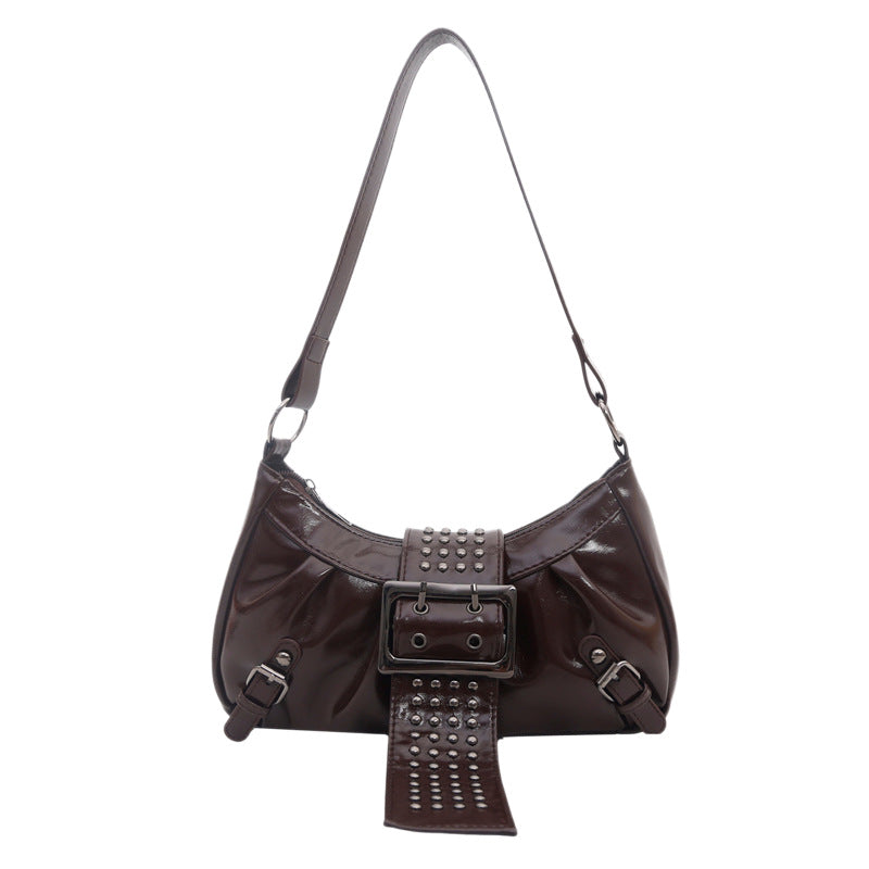 Studded Detail Handheld Purse