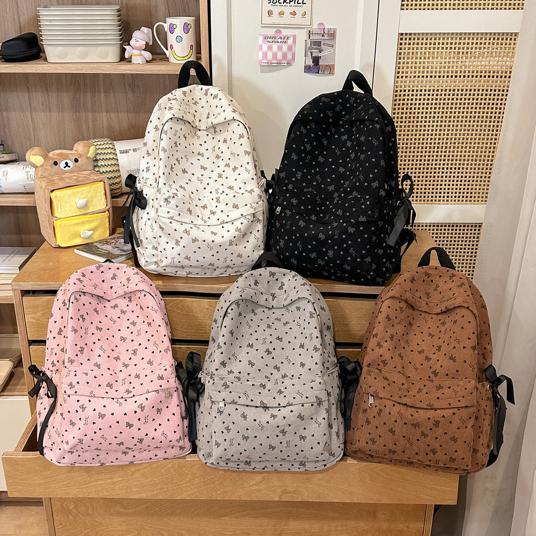 Cute Character-Embellished Casual Backpack Stornfield