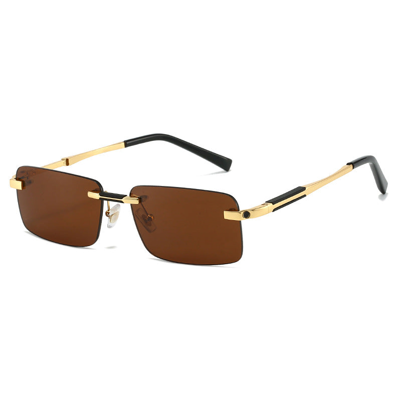 Women's sunglasses in modern rectangular design with luxurious metal elements Stornfield