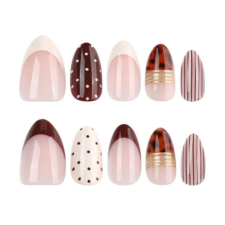 Elegant Stiletto Nails with Creative Glittering Design Stornfield
