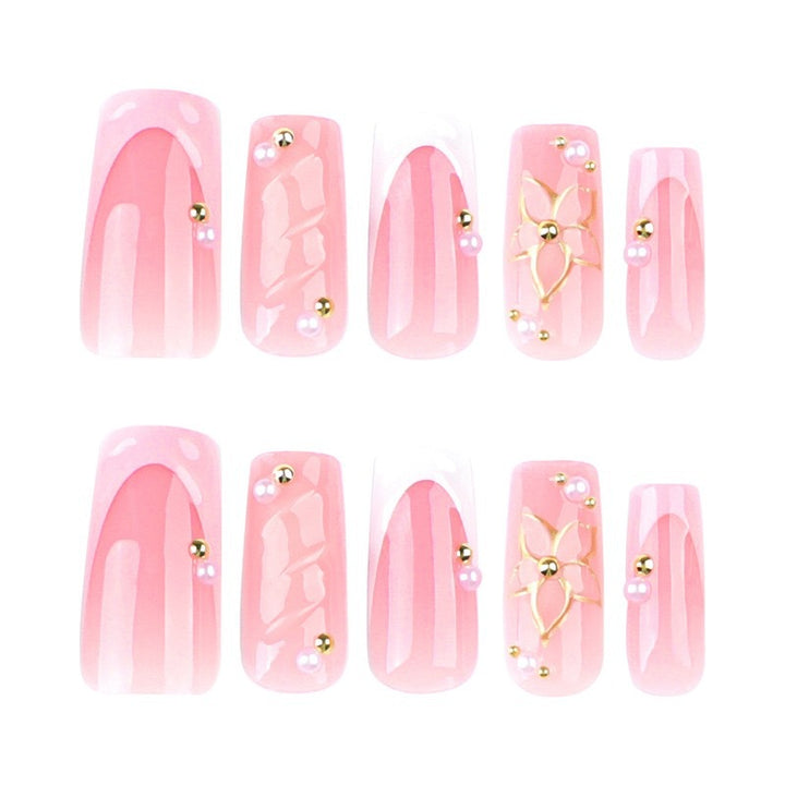 Premium Decorative 3D Floral Nail Extensions Stornfield