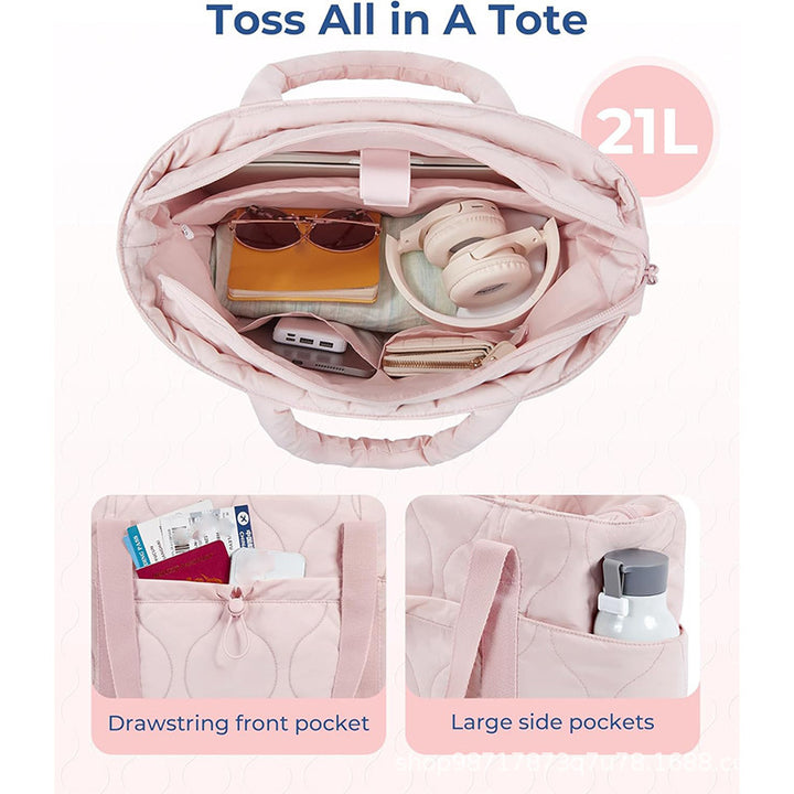 Padded tote bag with practical outer pockets Stornfield