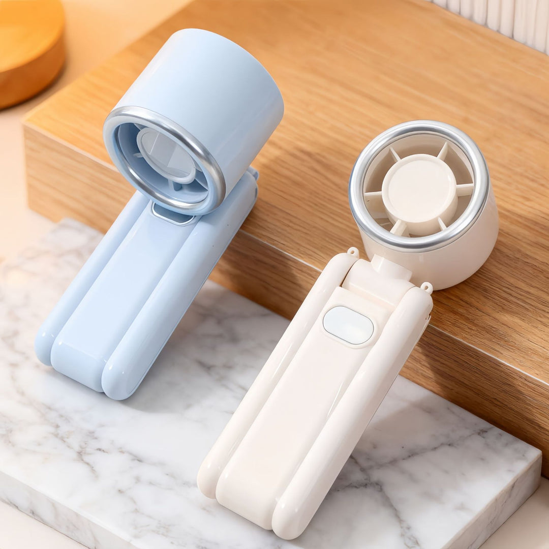 Ladies portable mini fan with digital speed display and USB connection Stornfield