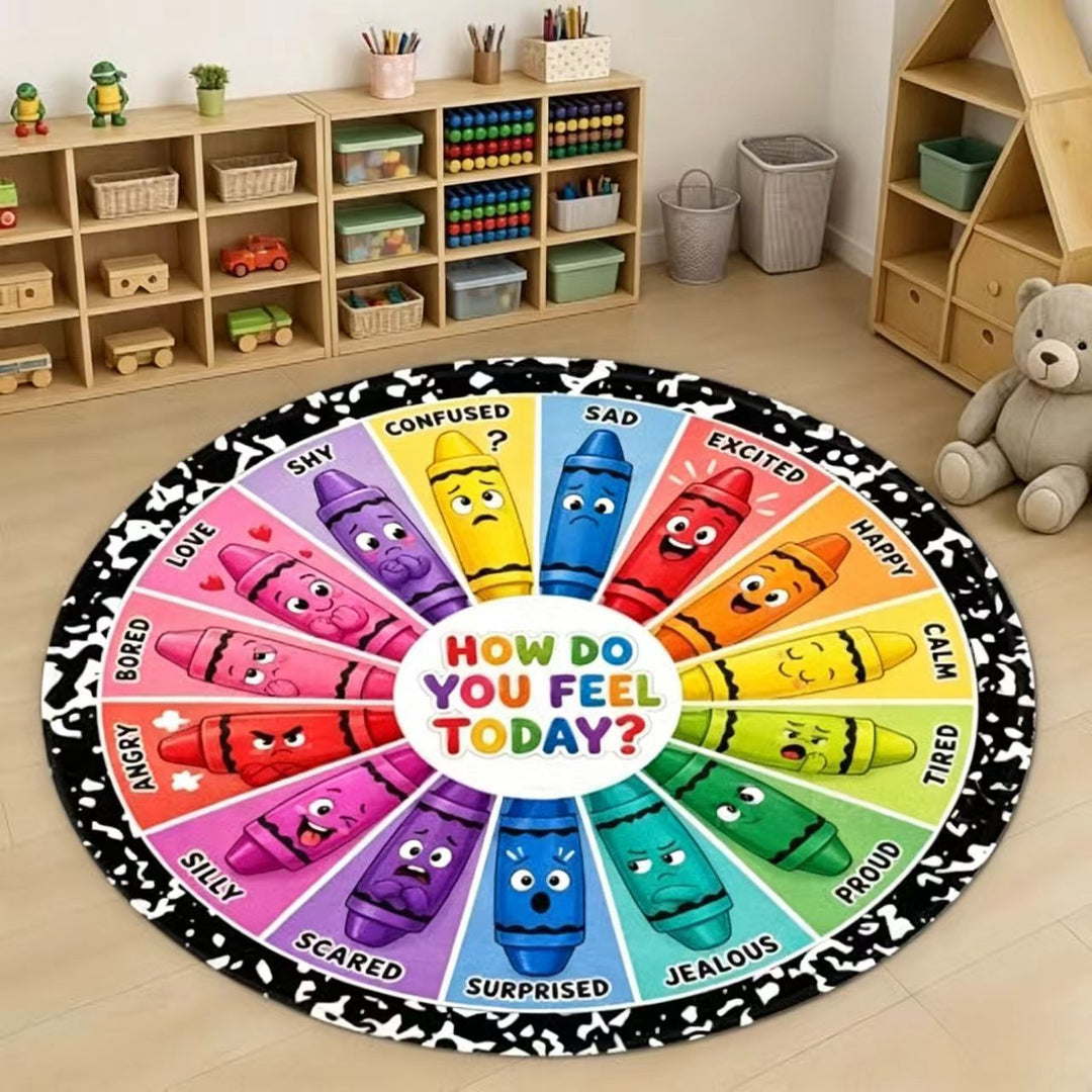 Educational Interactive Learning Area Rug