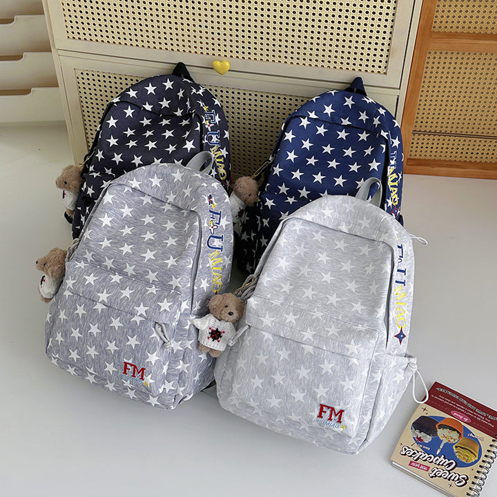 Fun Star-Patterned Casual Backpack Stornfield