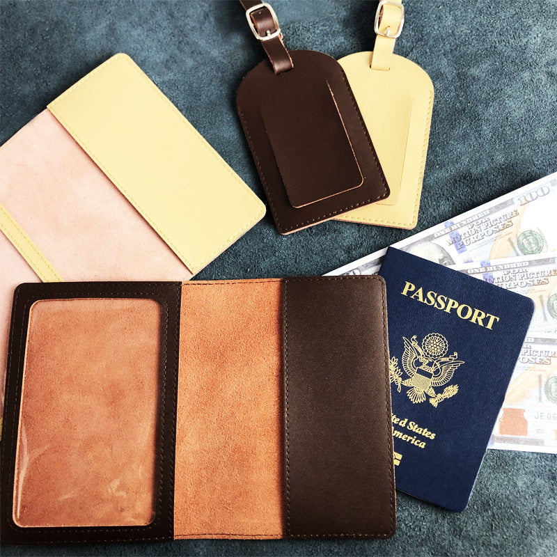 Vintage Leather Luggage Tag Stornfield