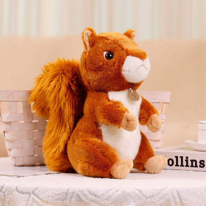 Plush Sitting Raccoon Collectible Soft Toy with Huggable Body and Embroidered Details Stornfield