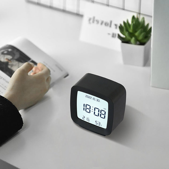 Digital Thermo-Hygrometer Clock Stornfield
