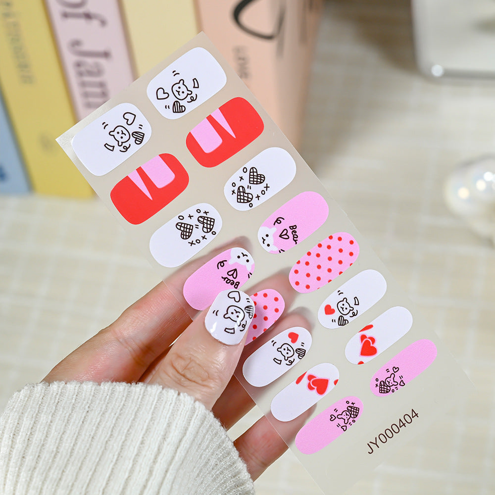Colorful Nail Art Sticker Set