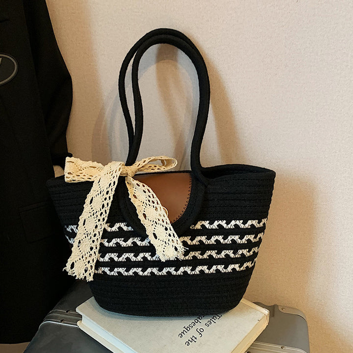 Bohemian Handwoven Crochet Tote Bag