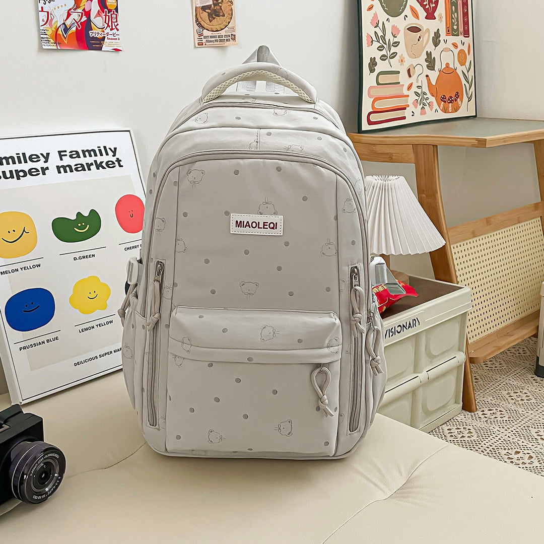 Playful Polka Dot Design Backpack Stornfield
