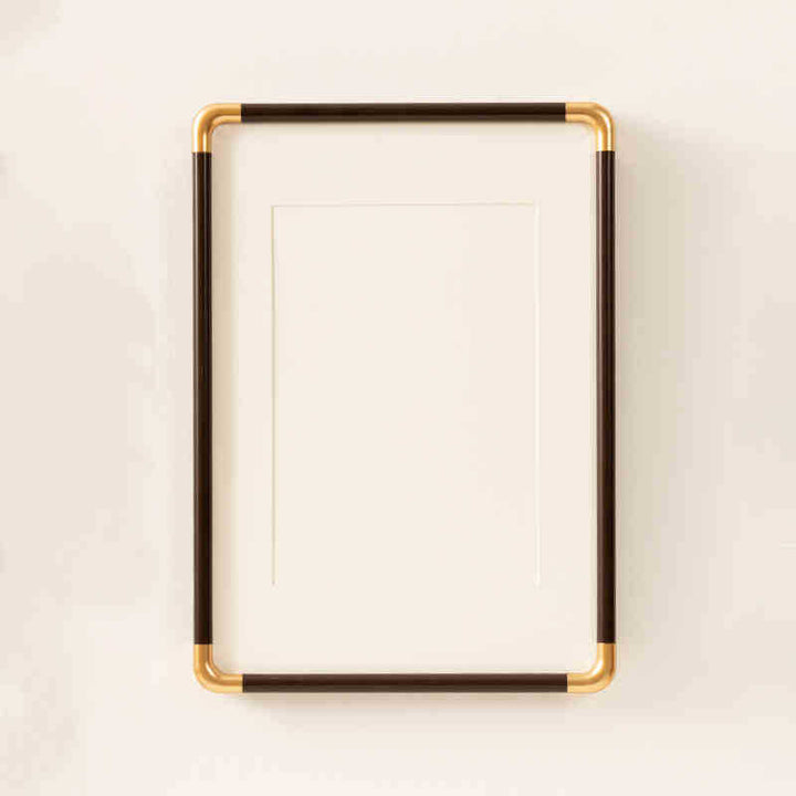Decorative Wall Frame with Gold Accents