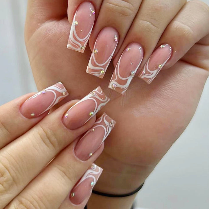 Artistic nails with elegant design Stornfield
