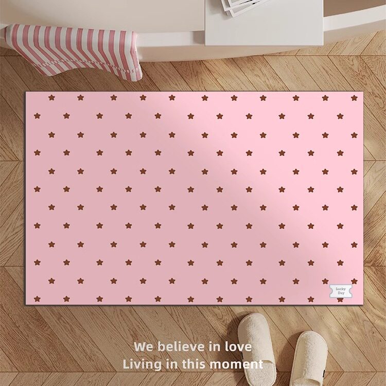 Playful Bunny-Themed Bath Mat