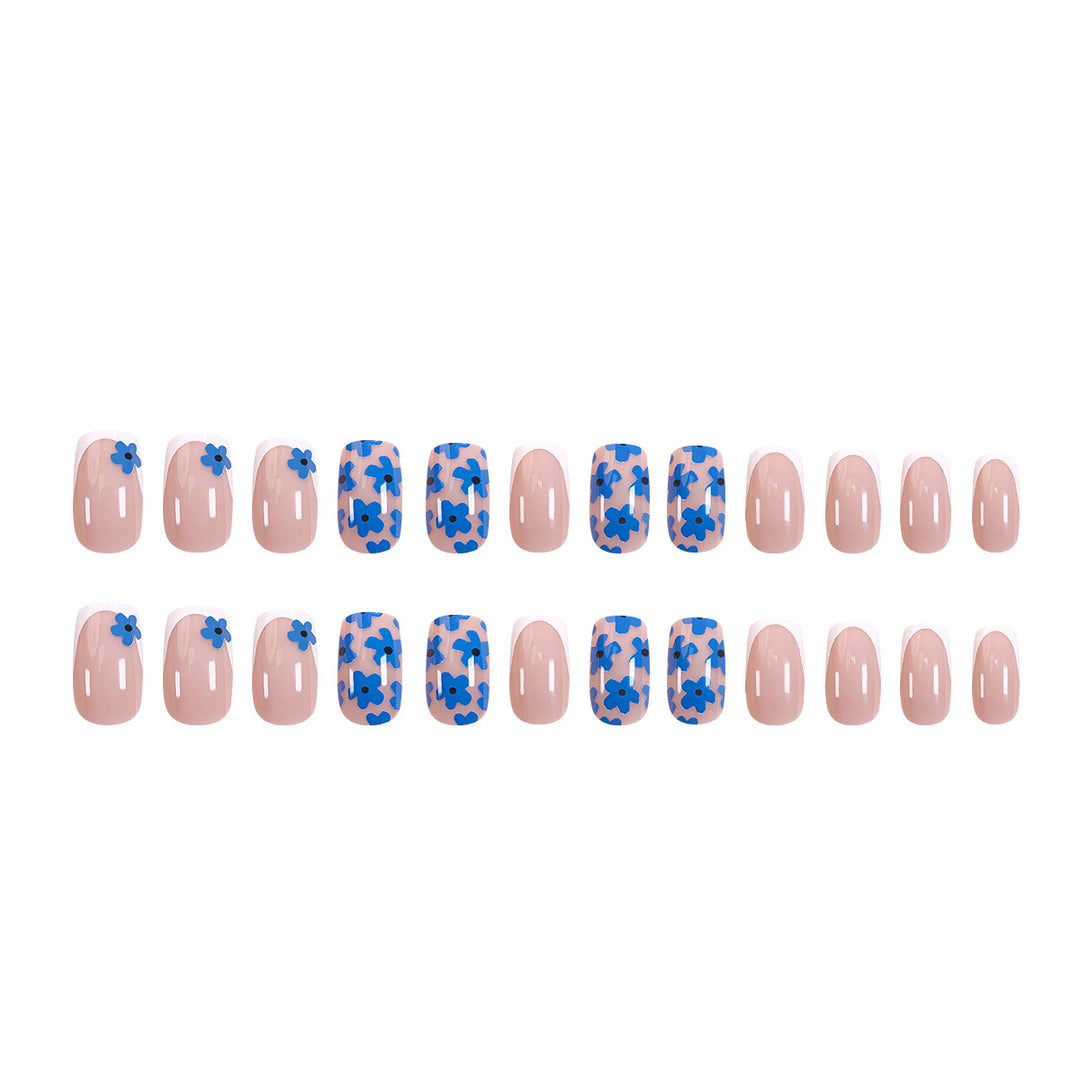 Exquisite nail design with floral accents Stornfield