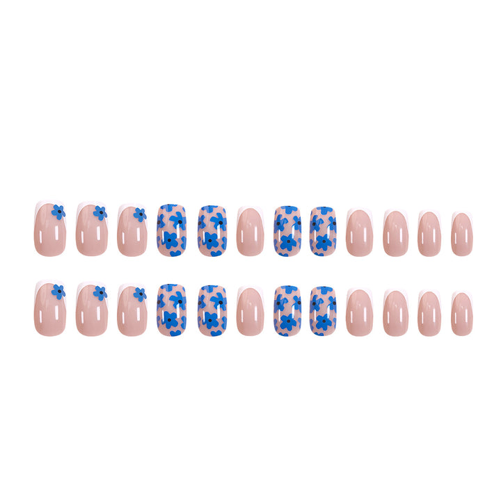 Exquisite nail design with floral accents Stornfield