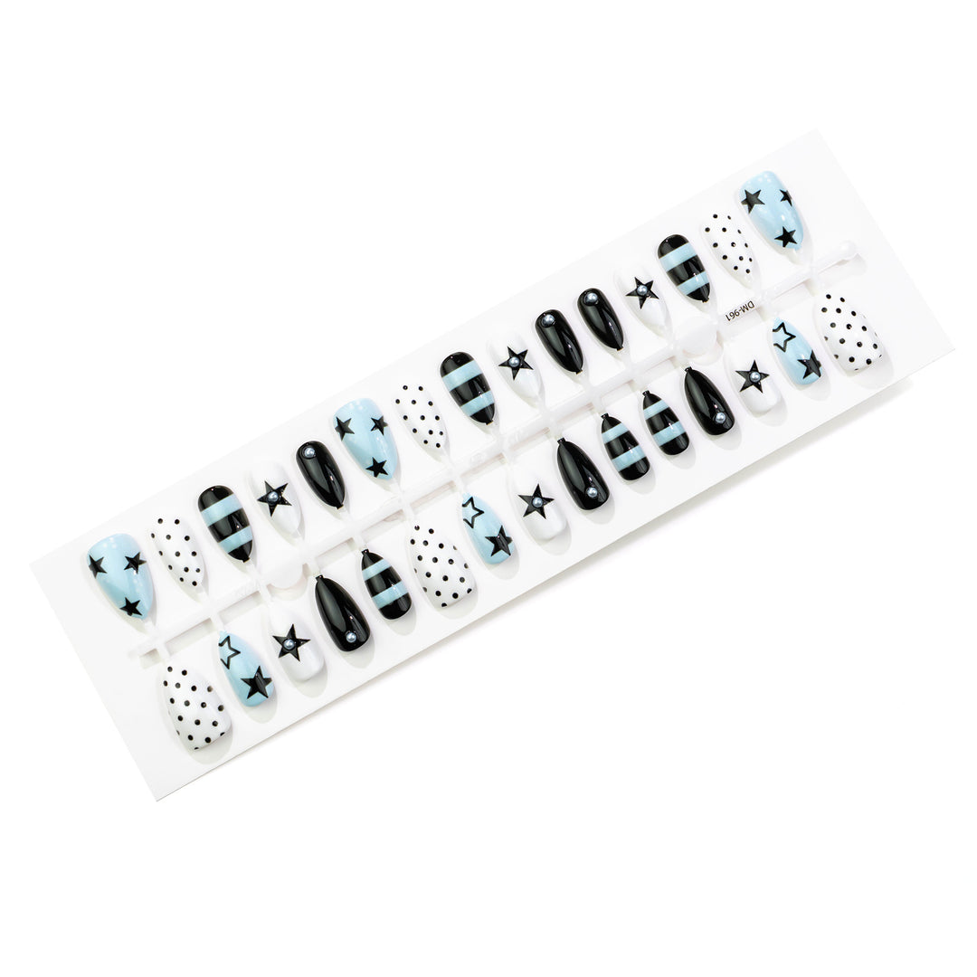 Artistic Gel Press-On Nail Set
