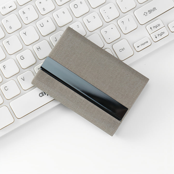 Slim Fabric Business Card Holder