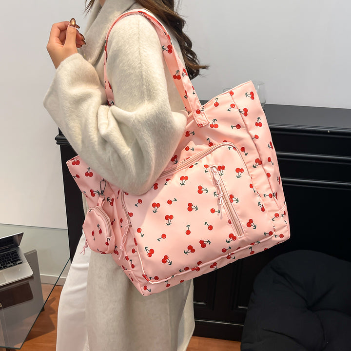 Functional Floral Print Tote Bag Stornfield
