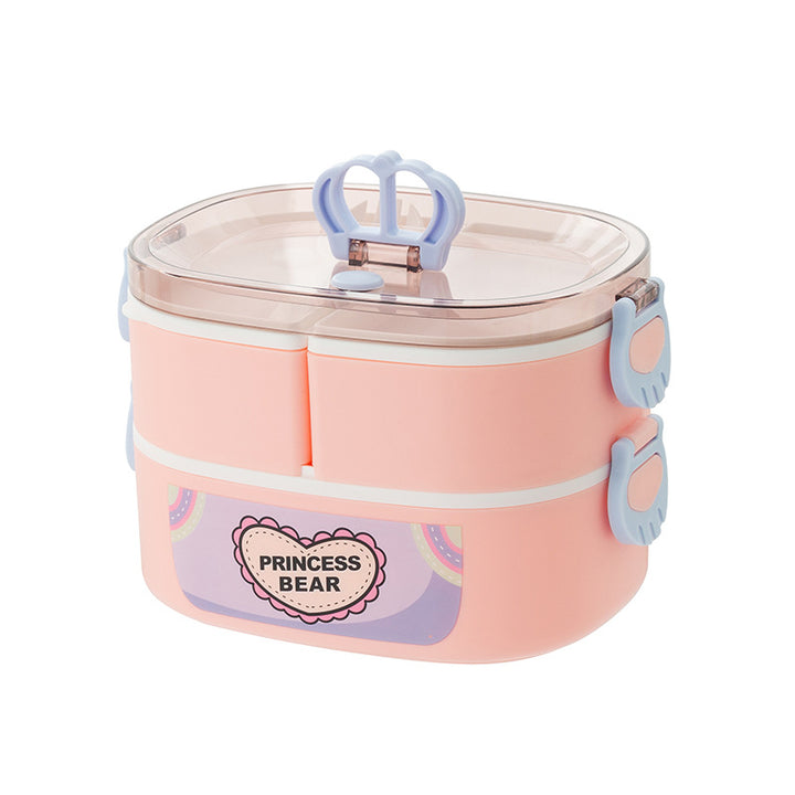 Dual-Compartment Lunch Box with Removable Insert