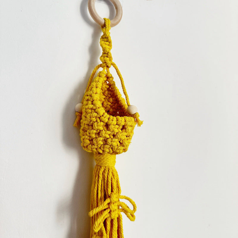 Macrame Plant Hanger with Decorative Tassels Stornfield