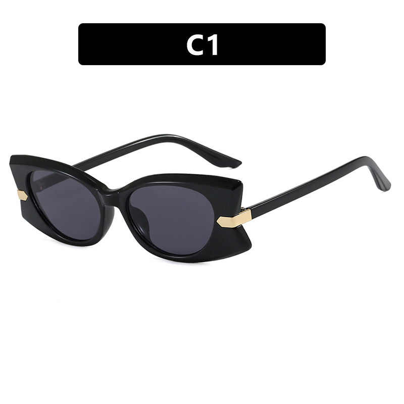 Women's Cat-Eye Sunglasses with stylish metal inserts and UV protection Stornfield