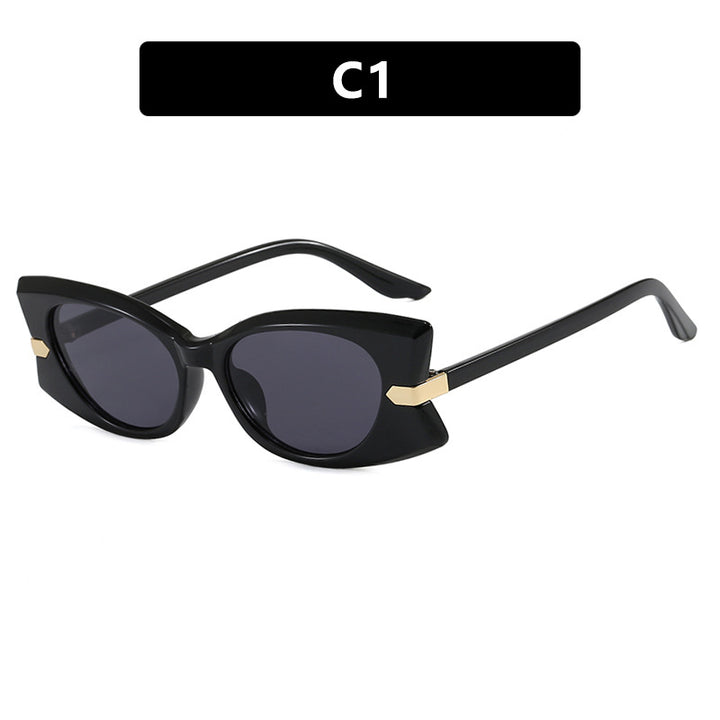 Women's Cat-Eye Sunglasses with stylish metal inserts and UV protection Stornfield