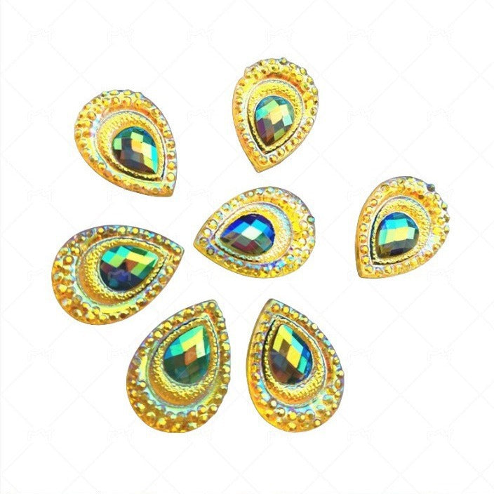 Glittering drop appliqués Stornfield