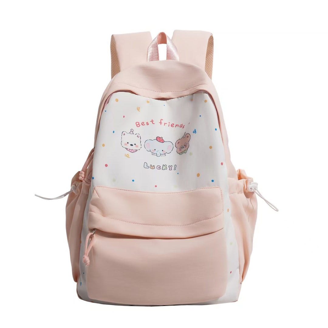 Leisure backpack with playful animal motif and practical compartments Stornfield