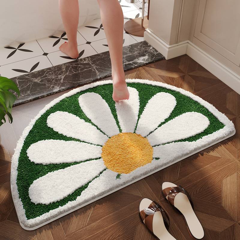 Soft Floral Bath Mat