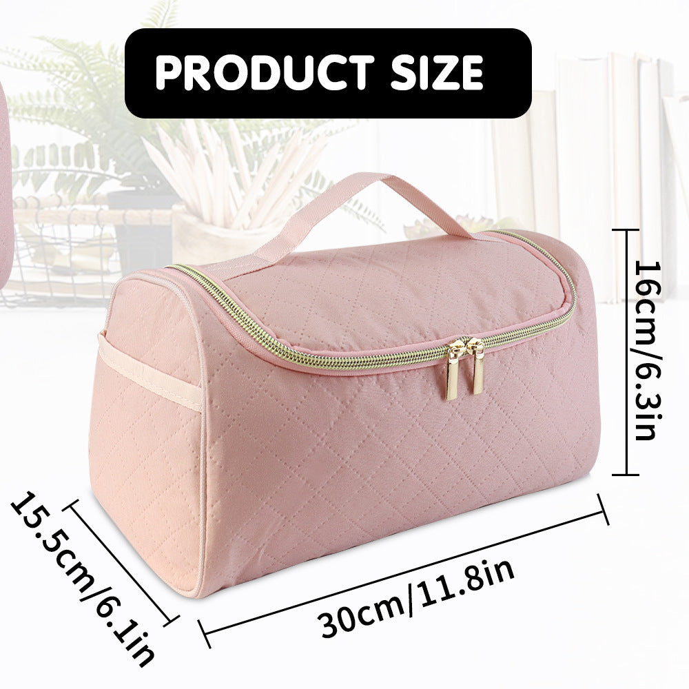 Quilted Travel Cosmetic Organizer