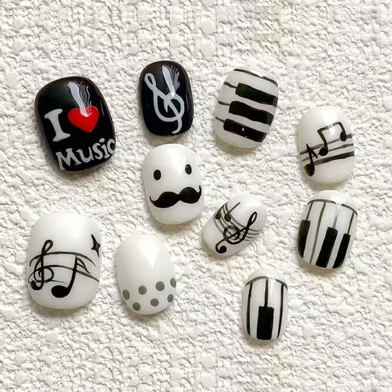 Decorative Press-On Nail Set Stornfield