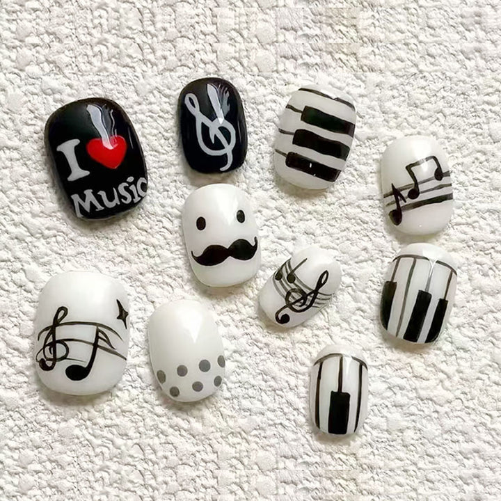 Decorative Press-On Nail Set Stornfield